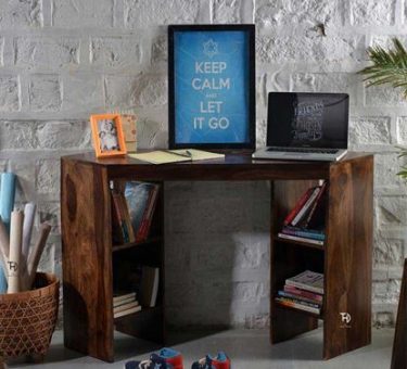 wooden study table design